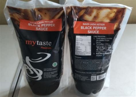 Saus Lada Hitam MY TASTE Black Paper 1kg Sauce Saos Lada Hitam My Taste