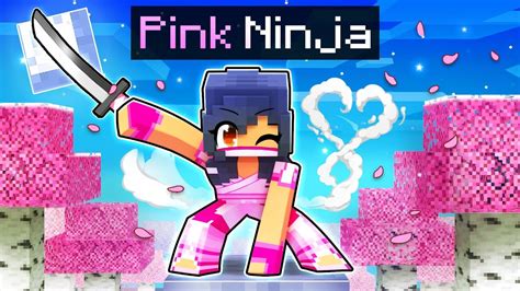 Playing Minecraft As A Pink Ninja Aphmau Minecraft Video Dailymotion