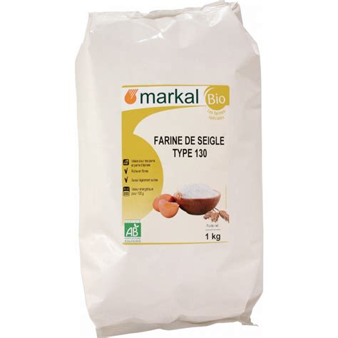 Farine De Seigle Bio T130 1kg Course En Ligne Cashbio