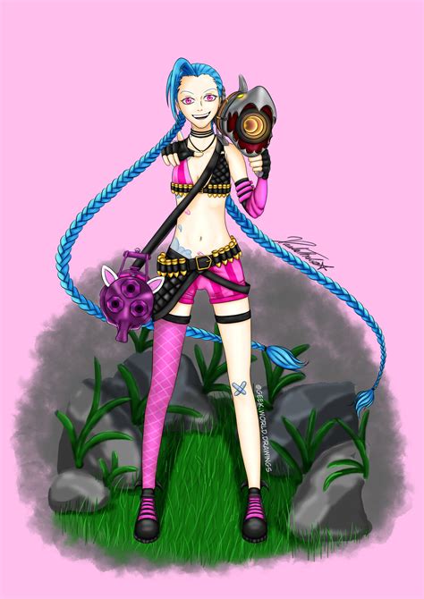 Paula Thalia Jinx League Of Legends Fanart