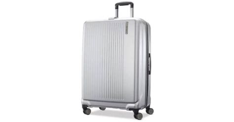 Samsonite Amplitude Large Hardside Suitcase In Silver With Tsa Lock In