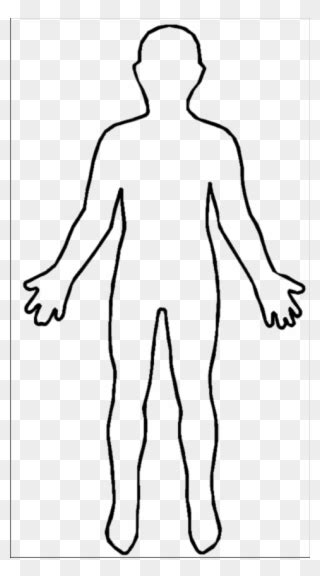 Human Body Outline Clipart 1417295 Pinclipart