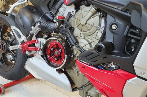 Clear Clutch Cover Conversion Kit Ducati Streetfighter V4 Cnc Racing