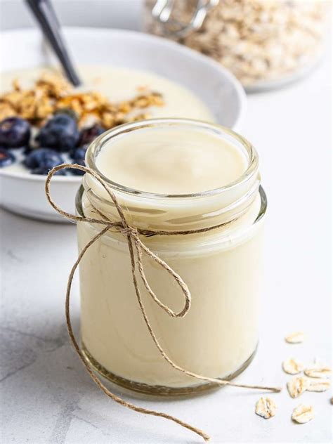 Homemade Oat Milk Yogurt Recipe | Foodaciously