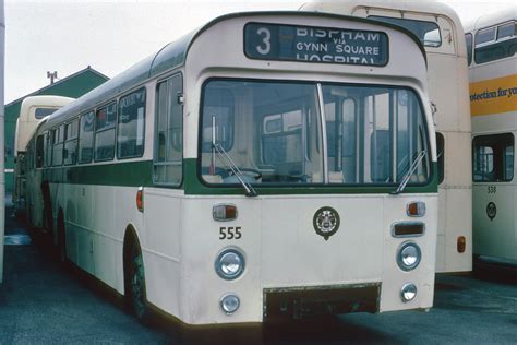 Blackpool AEC Swift Bus 555 Rigby Road Bus Yard Blackpoo Flickr