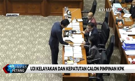 DPR Mulai Gelar Uji Kelayakan Dan Kepatutan Calon Pimpinan KPK Video