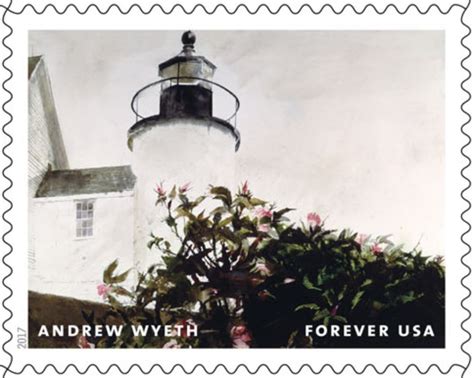 10 Lighthouse Forever Stamps Andrew Wyeth Unused Postage For Wedding I Edelweiss Post