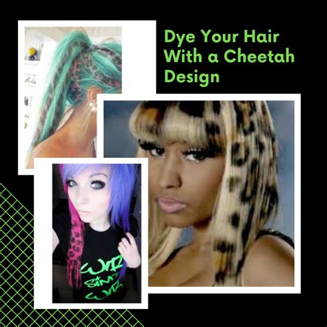 How To Dye Your Hair With A Leopard Print Or Cheetah Design Hubpages