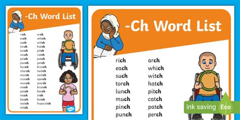 ch word list