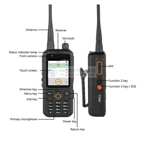 INRICO T368 Smartphone PoC 4G LTE WIFI Talkie Walkie DMR UHF