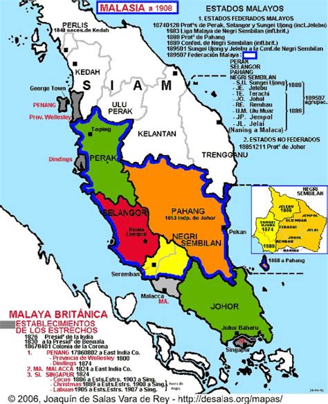 Malay Peninsula World Map