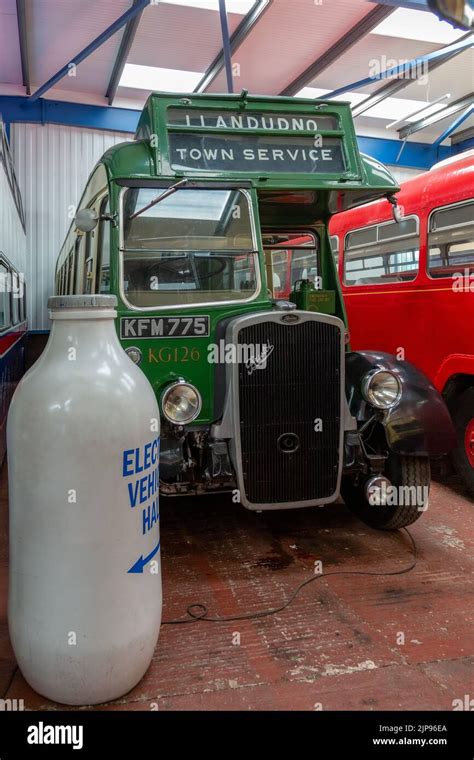 Vintage Buses On Display At The Transport Museum In Wythall