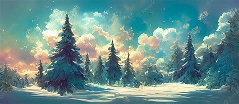 Abstract Winter Landscape Wallpapers - Wallpaper Cave