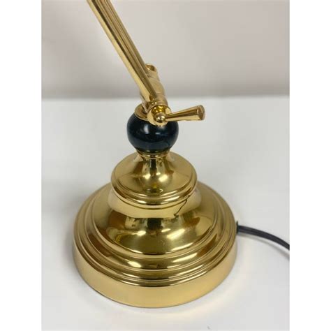 Vintage Brass Adjustable Traditional Piano Banker Desk Lamp Chairish