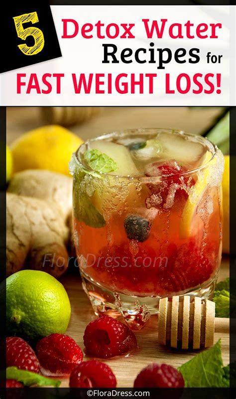 Best 5 Detox Water Recipes For Fast Weight Loss WellnessZing