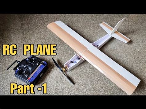 How To Make Rc Plane Part 1 Build Flying Plane With Foam Board Diy Rc