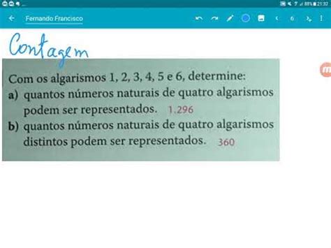 Os Algarismos E Determine Quantos N Meros Naturais