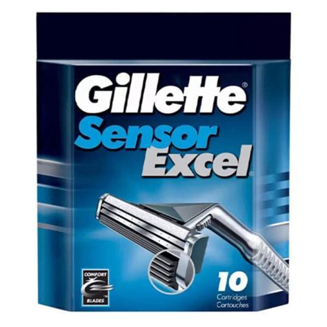 Best Buy Gillette Shaving Sensor Excel Blade Pack Of 10 S Available