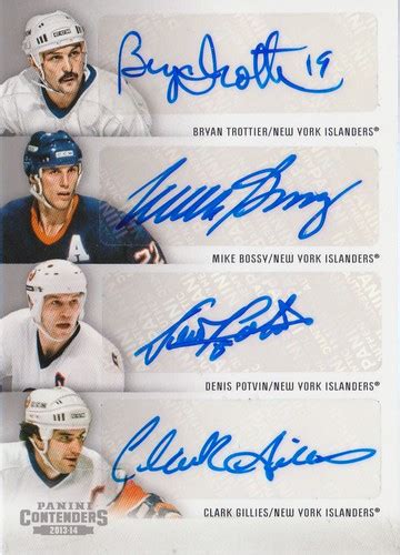 Bryan Trottier Mike Bossy Denis Potvin Clark Gillies Flickr