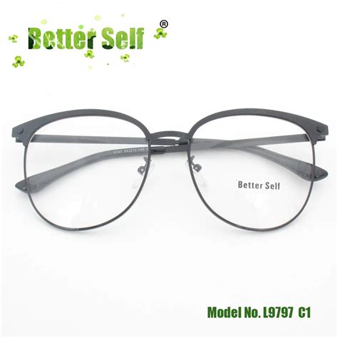 Better Self L9797 Korean Style Spectacles Retro Metal Eyeglasses Delicate Eyewear Glasses Frame