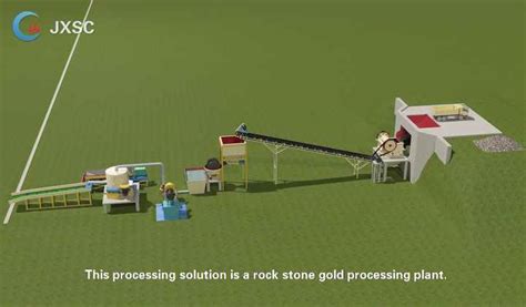 Complete Production Gravity Separation Processing Line 10 Tph Rock Gold