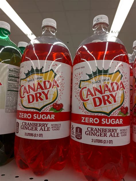 Canada Dry Zero Sugar Cranberry 2L : r/ToFizzOrNotToFizz