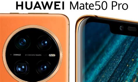 华为mate 50 Pro双面渲染图：双曲面刘海屏 潜望式四摄 Huawei 华为 Cnbeta