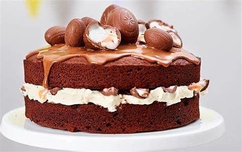 Creme Egg Cake Made With A Rich Chocolate Sponge And Plenty Of Creme