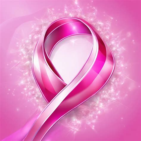 Premium Photo Magic Pink Ribbon Breast Cancer Woman