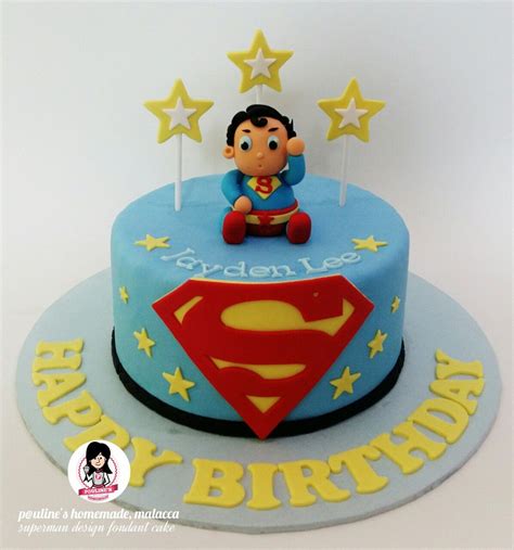 Superman Design Fondant Cake Cake Fondant Cake Fondant