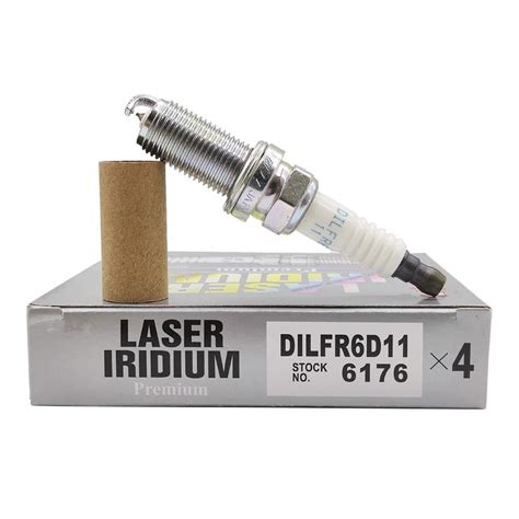 4pcs DILFR6D11 6176 Laser Iridium Spark Plugs Fit For Toyota Lexus ES