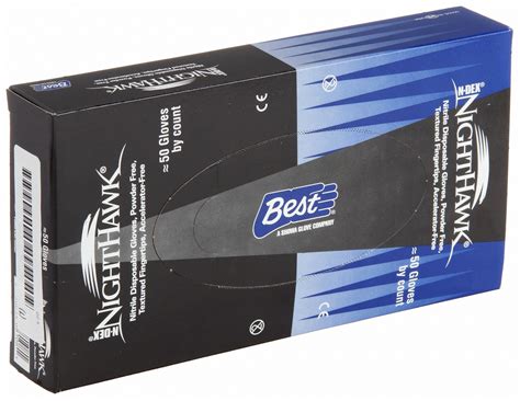 SHOWA Disposable Gloves: Food-Grade/Gen Purpose, 4 mil, Powder-Free