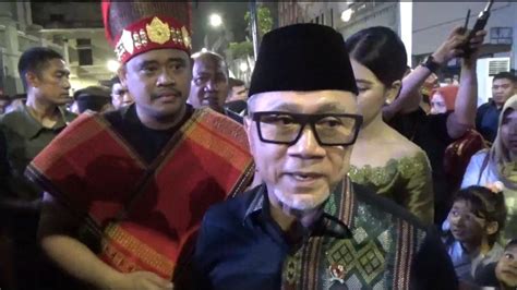 Dinilai Mampu Majukan Sumut Zulkifli Hasan Dukung Penuh Bobby Nasution