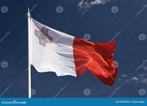 Flag Of Malta Stock Photo Image Of Island Mediterranean 18749924