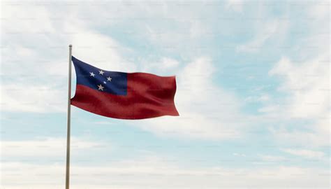 A red and blue flag photo – 3d Image on Unsplash