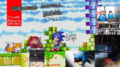 Sonic Origins Sky Sanctuary Zone Speedrun Sonic Tails