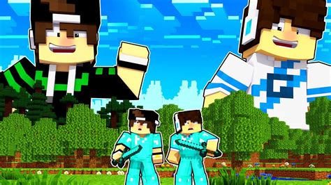 Gahmarin E Bruninho Gigantes No Minecraft Youtube