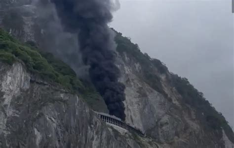 蘇花大清水明隧道火警！烈火延燒7小時獲控制 晚間雙向輪流放行 社會 Nownews今日新聞