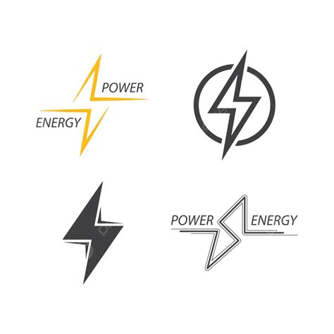 Power Lightning Symbol Punch Electricity Vector Symbol Punch