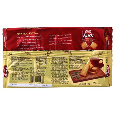 HOME DELIVERY Of Parle Real Elaichi Premium Rusk 273 Gram ORDER NOW