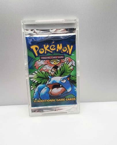 BOX FRESH 1999 Pokemon Base Set Unlimited Booster Pack Sealed