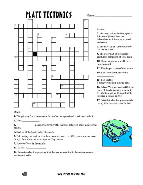 Planets Crossword Puzzle Worksheet Printable Crossword Puzzles Plate