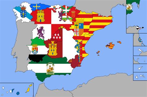 Flag Map Of Spanish Provinces By Vinzz404 On Deviantart