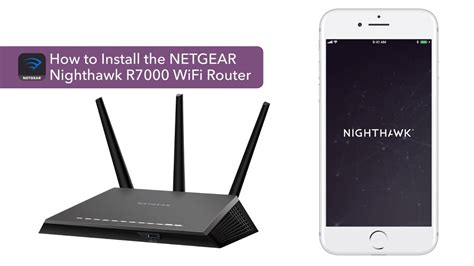 How To Install The Netgear Nighthawk R Wifi Router Youtube