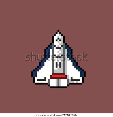 Spaceship Pixel Art Style Stock Vector (Royalty Free) 2121089987 ...