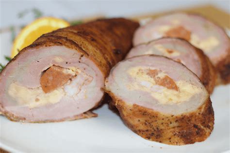 La Boucherie Bacon Wrapped Pork Tenderloin Stuffed With Shrimp