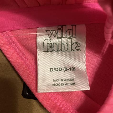 Wild Fable Women S Pink Bikini And Tankini Tops Depop