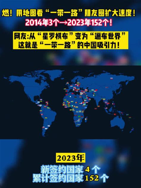 燃！用地图看“一带一路”朋友圈扩大速度！一带一路新浪新闻