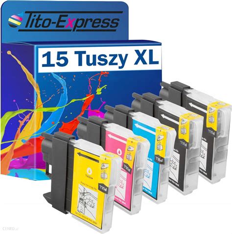 Tusz TITO EXPRESS 15 TUSZY DO BROTHER LC 980 PLATINUMSERIE 4052259 Do