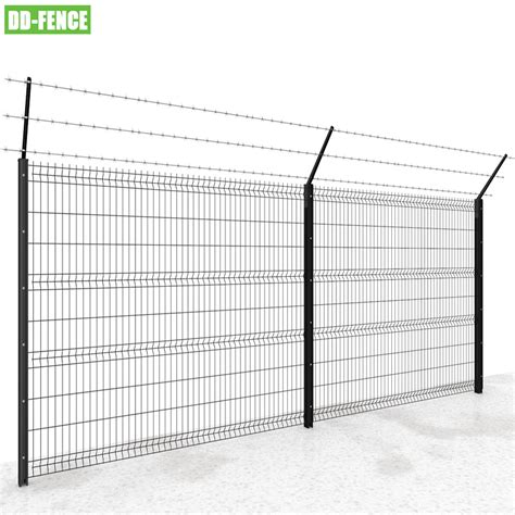 Airport Security Fence Galvanized Powder Coated Welded Wire Mesh